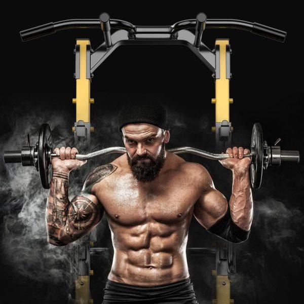 多功能单杠引体向上器卧推深蹲杠铃架家用健身器材框式一体单双杠,运动/瑜伽/健身/球迷用品,单双杠/引体向上,淘宝优惠券,粉丝福利购,淘宝优惠卷