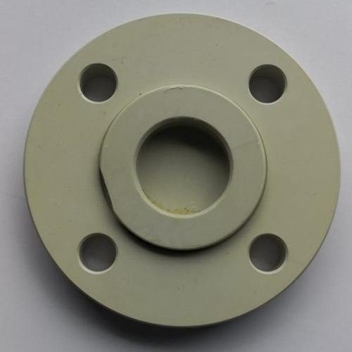 三厘盲法兰PPH活套双片盲板 PP PP热熔通用法兰堵片灰色全塑料