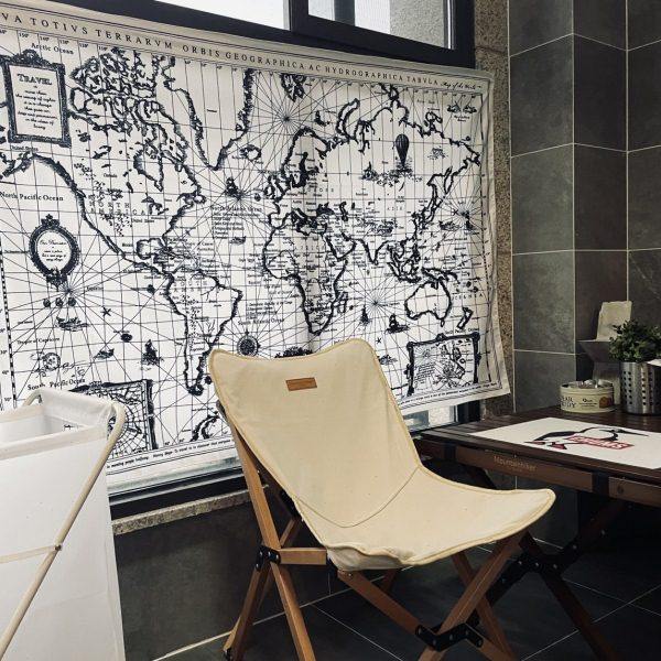 地图100*150cm横长条形状拍照个性文艺书房寝室宿舍挂布墙壁装饰,居家布艺,挂毯/壁毯,淘宝优惠券,粉丝福利购,淘宝优惠卷