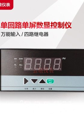 WP-Z804-01-09-2H2L单屏数显控制仪表