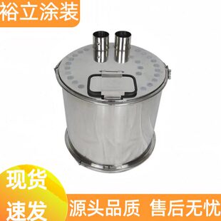 金马圆形大供粉桶不锈钢方粉桶喷塑机粉桶硫化桶流化桶喷塑粉桶