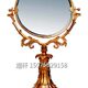 饰工艺品工艺镜子 摆设摆件家具装 欧式 仿古镀金纯铜制作镜子
