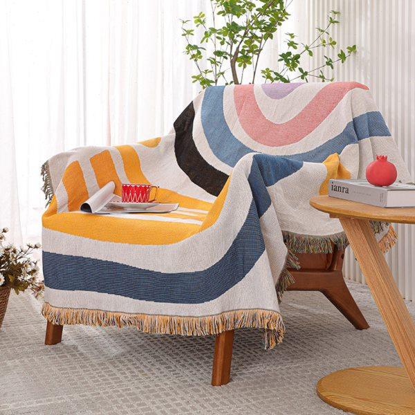 欧式沙发毯家用酒店装饰沙发毯保暖毯防尘防罩全盖多功能沙发巾,居家布艺,沙发套,淘宝优惠券,粉丝福利购,淘宝优惠卷