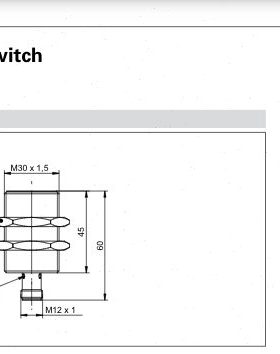 现货IGYX 30N17B3/S14L 堡盟 IGYX 30P17B3/S14L 电感式接近开关
