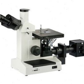 上海光学4XC-MS倒置金相显微镜三目金相仪球化率晶粒度金相分析仪