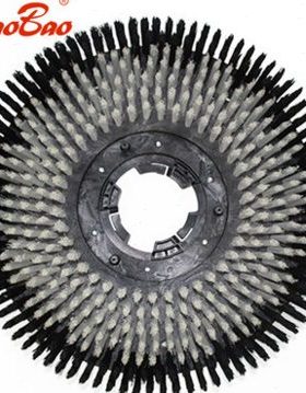 17寸175地毯刷多功能刷地机刷盘毛刷子塑料卡扣地毯机配件