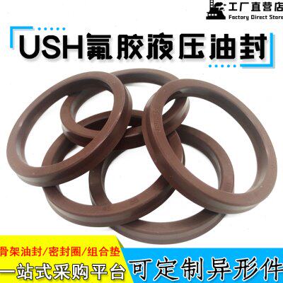 耐高温 USH 90*105*9/95*110*9/98*112*9/100*115*9 氟胶U型圈