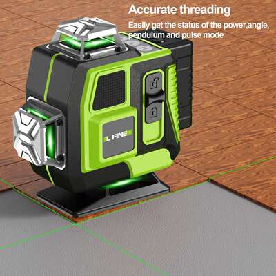 LFINE4D16线3D12线绿光水平仪激光水平仪投线仪Laser level