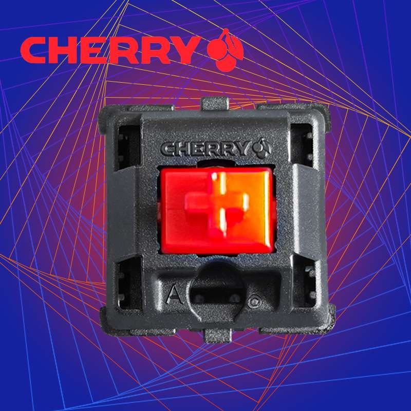 德国CHERRY樱桃红轴轴体开关Keyswitch Red MX1A-L1NN 800个
