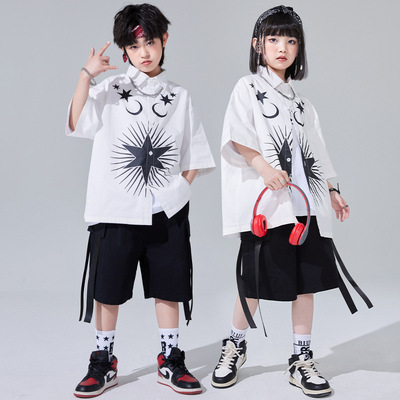 学院街舞2025新款六儿童演出服