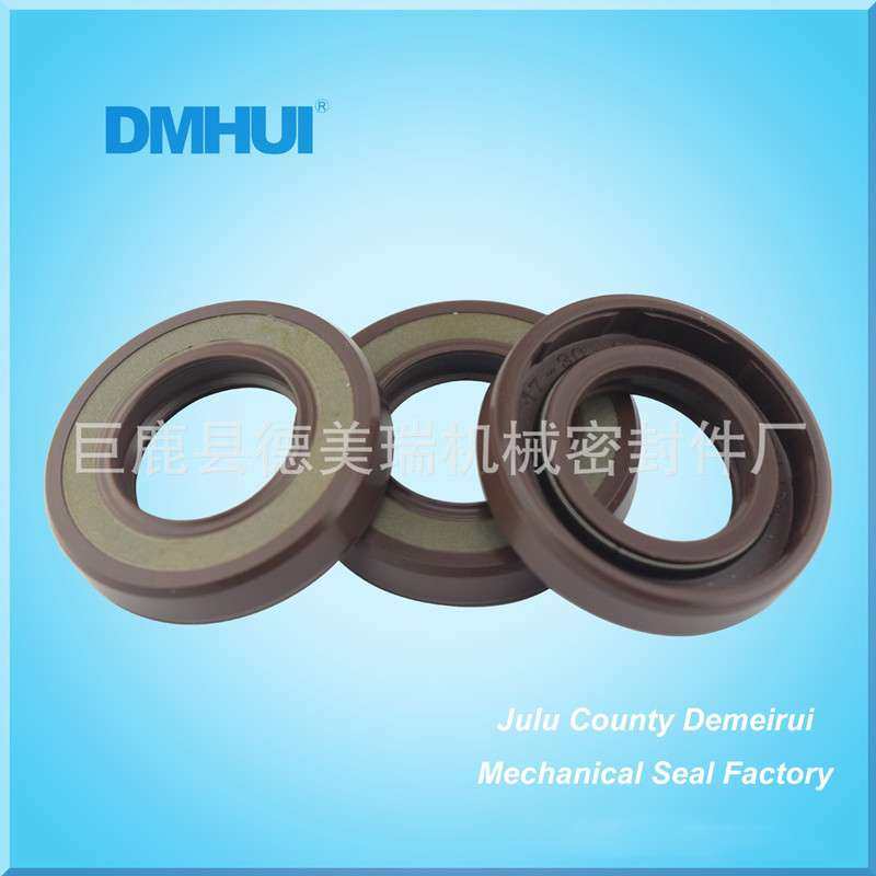DMHUI氟橡胶骨架油封耐高温高压耐磨油封液压泵马达油封30*48*6