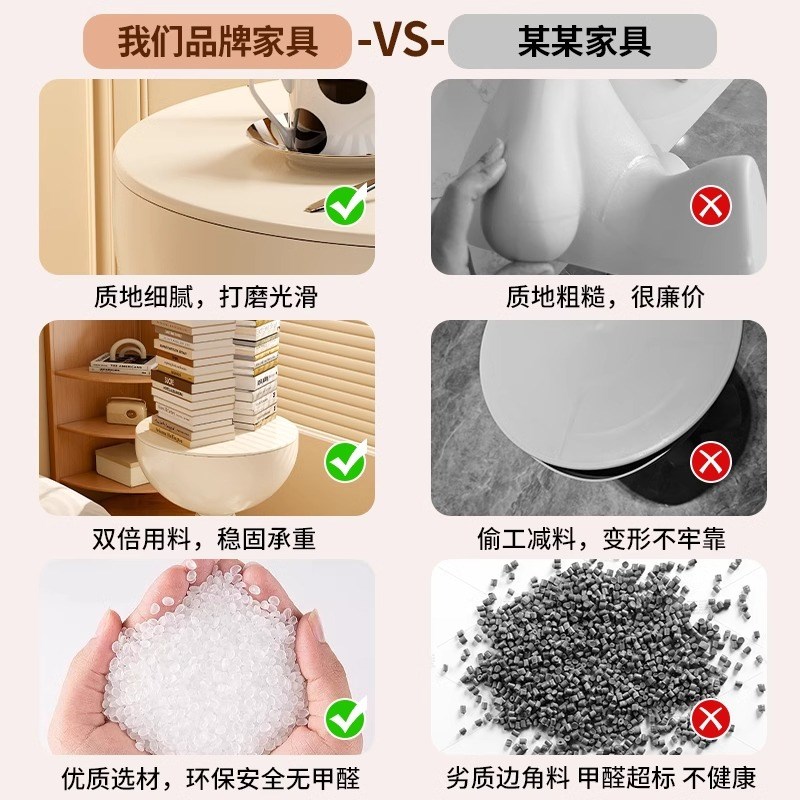 沙发边几边柜家用客厅置物角几2024新款创意小茶几卧室床边小桌子