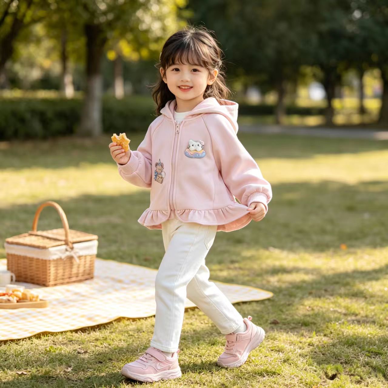 春秋季女童秋季外套新款