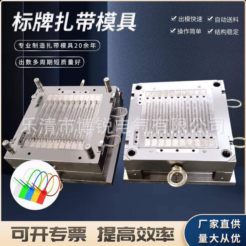 厂家直销标牌扎带模具专业生产制造各种封条扎带模具尼龙扎带模具