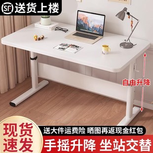 升降儿童学习桌家用中小学生书桌卧室专用简易作业写字桌电脑桌子