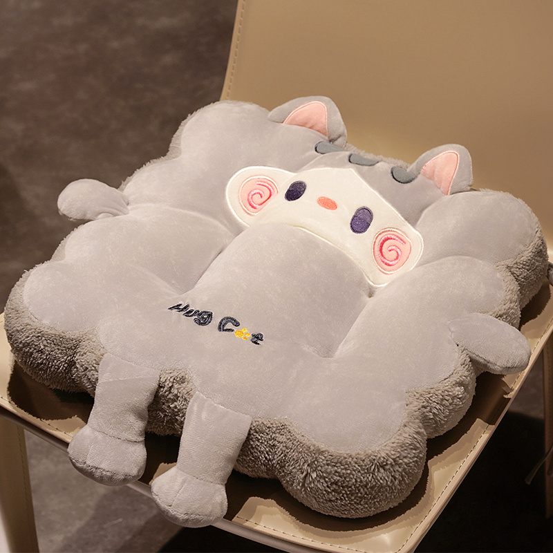猫咪坐垫办公室久坐屁垫沙发客厅餐椅垫学生宿舍座椅板凳加厚垫子