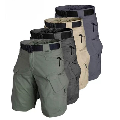 Men Classic Tactical Shorts Upgraded Waterproof Quick Dry Mu