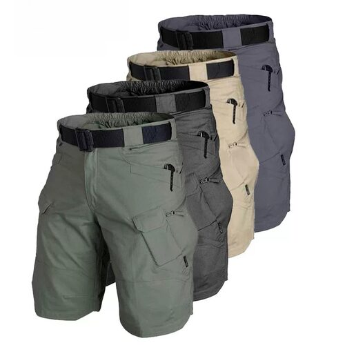 Men Classic Tactical Shorts Upgraded Waterproof Quick Dry Mu