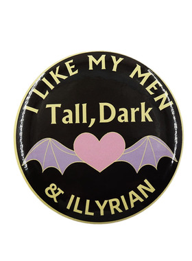 ACOTAR荆棘与玫瑰之庭别针徽章