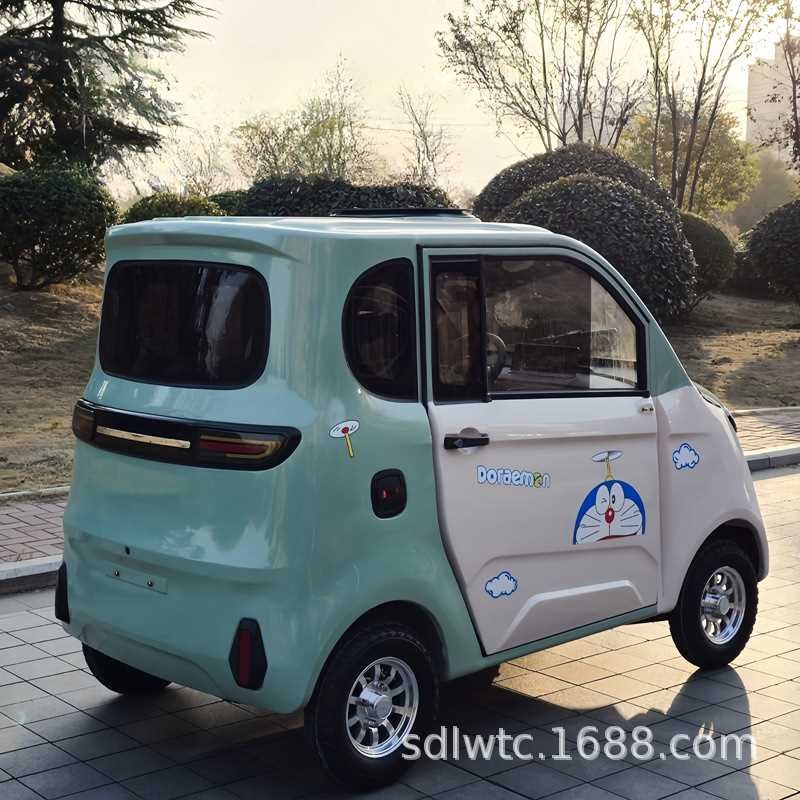 【折扣价】老头乐电动四轮汽车新款成人新能源家用代步女士油电两