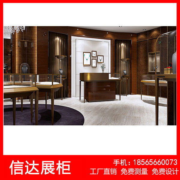 不锈钢商场珠宝首饰柜台展柜透明玻璃展示柜精品产品定制展柜定做