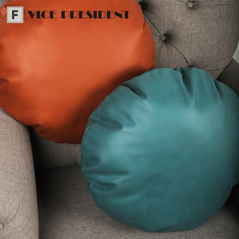 仿皮纯色圆形沙发科技布客厅椅靠垫办公室午睡团垫阳台坐垫窗藤椅,居家布艺,靠垫/抱枕,淘宝优惠券,粉丝福利购,淘宝优惠卷