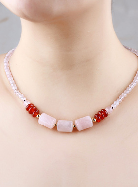 锁骨链女时e尚简约大方气质百搭脖颈链项圈短款民族风脖子装饰项