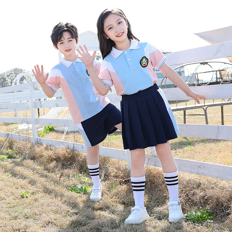 幼儿园园服夏装儿童校服夏季小学生班服春秋运动会服装四件套