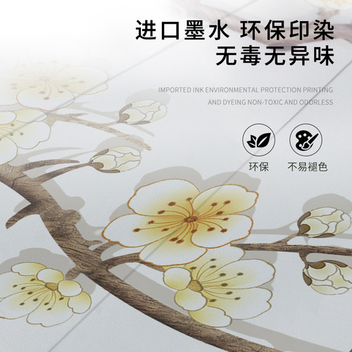 印花垂直帘竖百叶窗帘竖式办公室窗帘客厅隔断定制百叶窗竖版竖帘