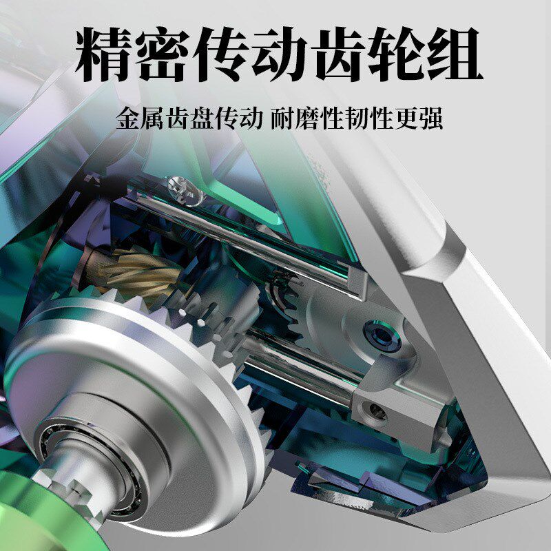 飞鹭炫彩金属纺车轮 海竿远投渔轮 锚鱼轮 渔线轮 鱼轮渔具