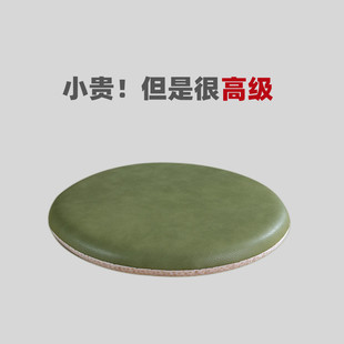圆形纯色记忆棉蒲团坐垫家用办公室久坐椅垫简约榻榻米可拆洗 日式