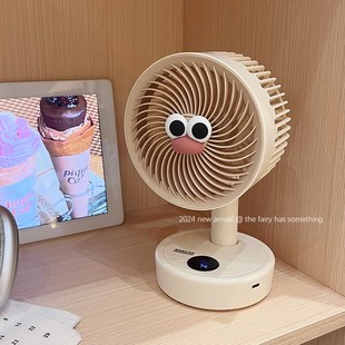 静音学生宿舍桌面可充电usb小风扇办公室小型电扇 家用电风扇台式