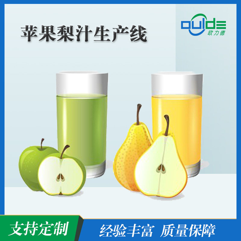 源头工厂大小型果汁果酱饮料全自动生 产线苹果梨汁生产设备