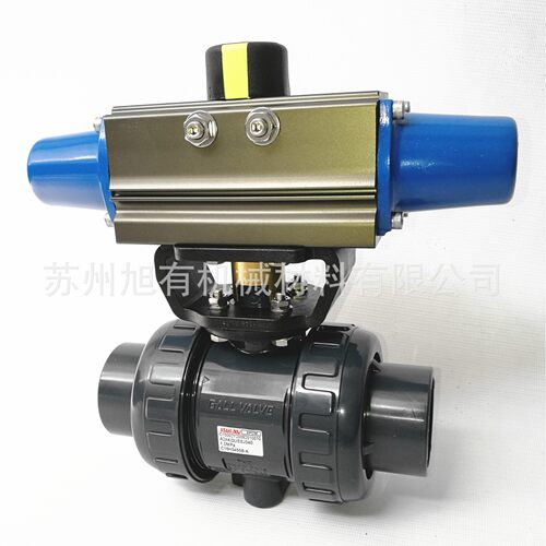超纯水气动球阀 CleanPVC气动球阀 HP-PVC气动阀 KS型气动球阀