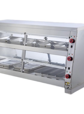 王子西厨保温柜商用大型玻璃陈列柜汉堡加热柜炸鸡恒温柜批量定制