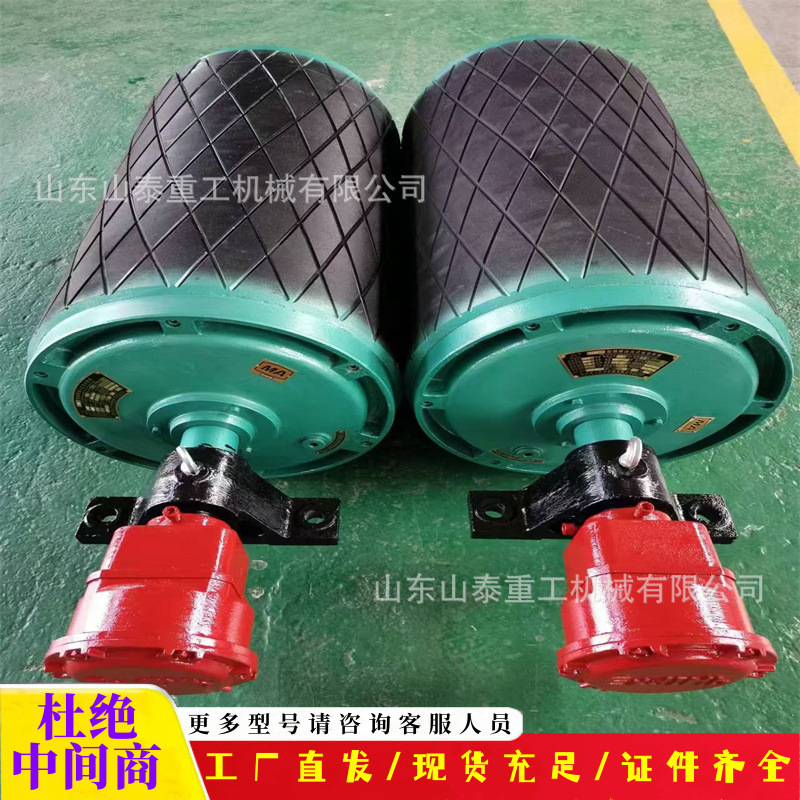 生产厂家滚筒外置主动改向滚筒 陶瓷包胶铸胶输送机滚筒