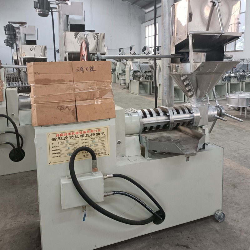 小型油坊榨油机商业全自动不锈钢液压榨油机家用花生榨油机设备
