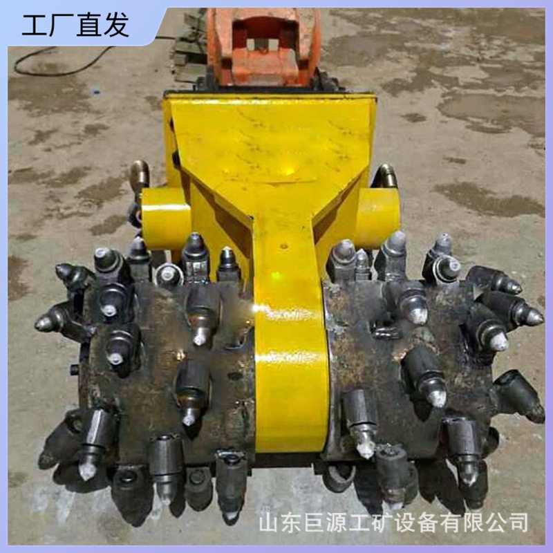 挖掘机配置铣挖头厂家直供掘进机铣挖机安装简单隧道掘进铣刨机