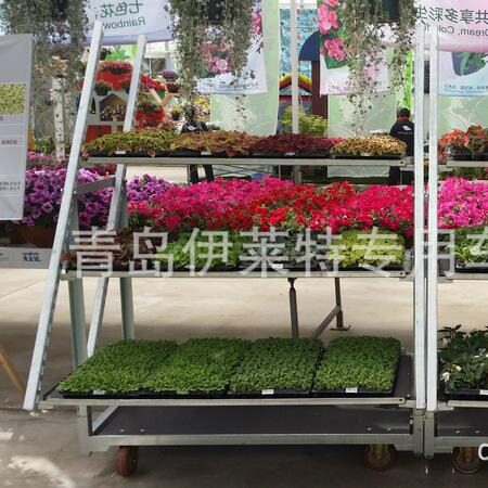 花卉展示台车花店展示台车花卉展示周转车
