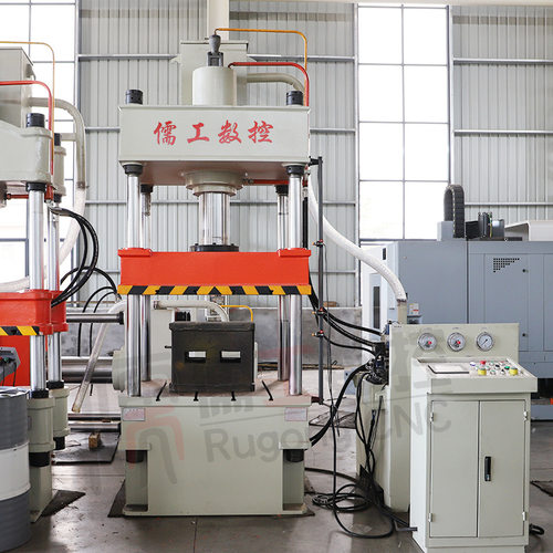 120吨不锈钢电动车配件压型定制120t200T金属拉伸三梁四柱液压机