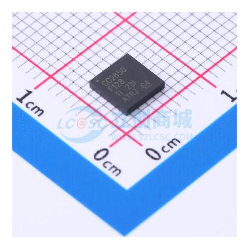 无线收发芯片 CC2650F128RHBR VQFN-32-EP(5x5) 1Mbps 原装