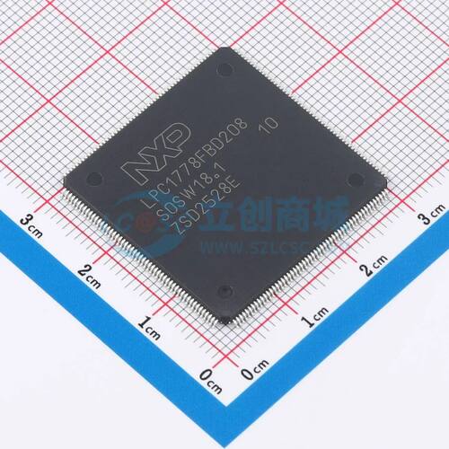 单片机 LPC1778FBD208,551 LQFP-208(28x28) 512KB 120MHz 32 Bit