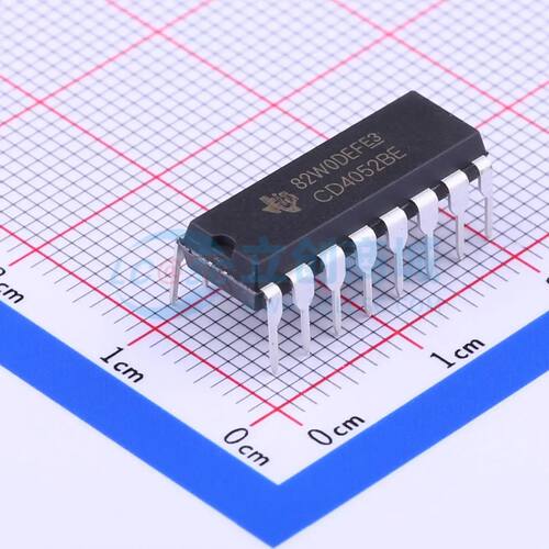 模拟开关/多路复用器 CD4052BE PDIP-16