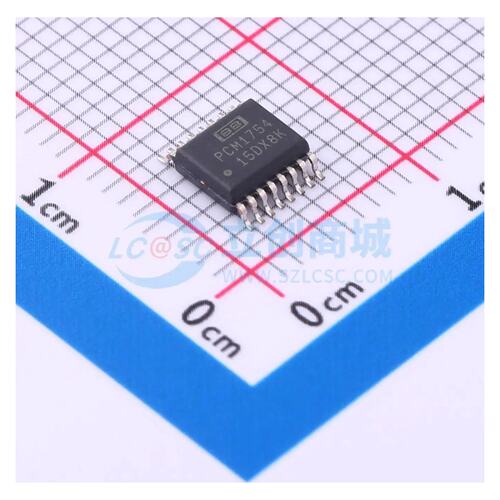 ADC/DAC-专用型 PCM1754DBQ SSOP-16-150mil I2S 原装正品