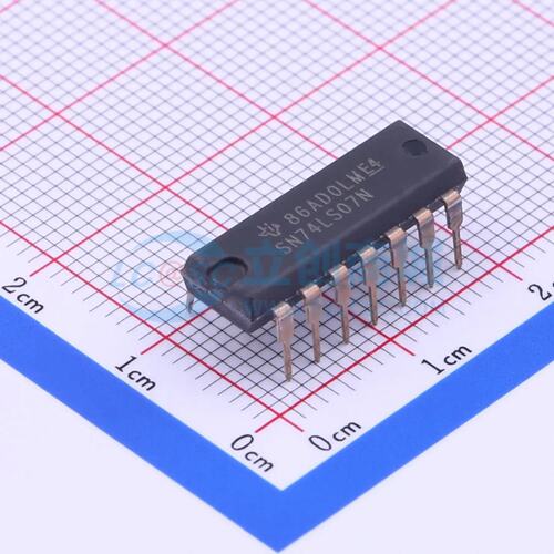 缓冲器/驱动器/收发器 SN74LS07N DIP-14 原装正品