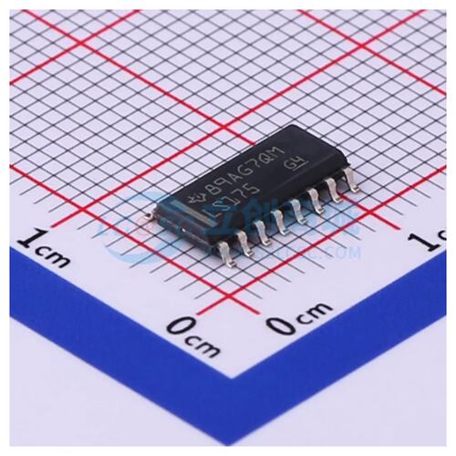 触发器 SN74LS175DR SOIC-16 40MHz D-型 原装正品