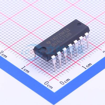 触发器 SN74LS73AN PDIP-14 45MHz JK-型 原装正品