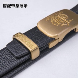 皮带圈环介子尾固定圈时尚个性貔貅高档裤腰带环光面金色