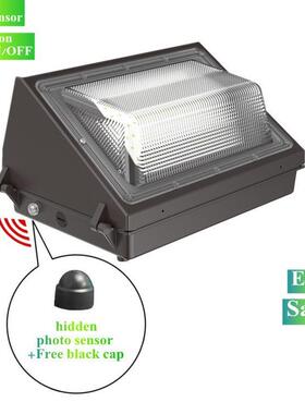 F跨境热销光控开关45W60W80W户外壁灯LED外墙灯防水美式WALLPACK