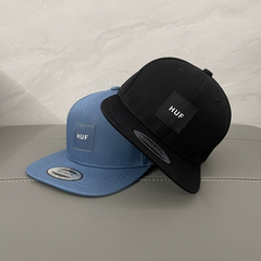 HUF街头滑板运动潮牌平沿帽男女街舞棒球帽韩版情侣休闲宽檐帽子
